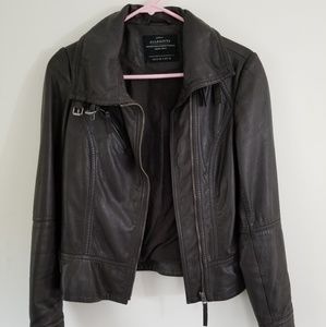 All Saints Leather Motorcycle Jacket